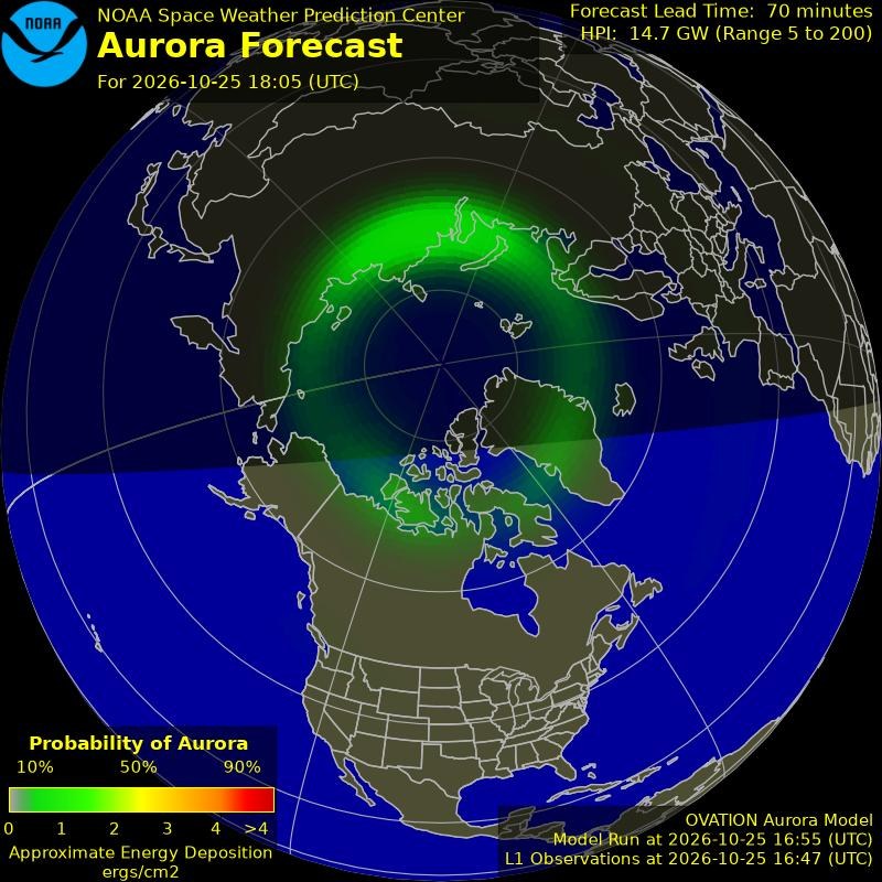 Northern Lights Forecast Tonight